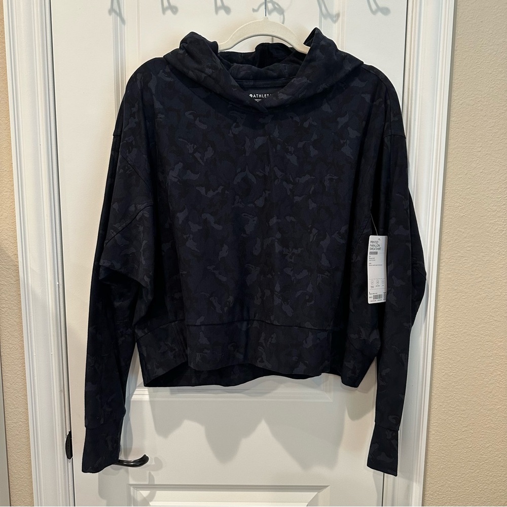 Athleta Printed Farallon Sweatshirt